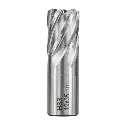 1PC HSS Annular Core Drill Bit Weldon Shank Hole Saw Hollow Drill Bit For Metal Drilling Tools(19x35mm) von Hameate