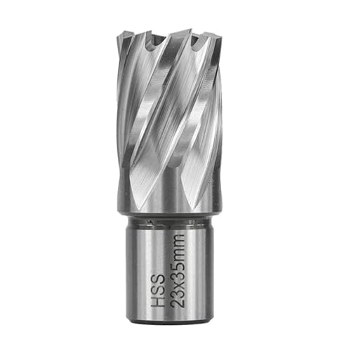 1PC HSS Annular Core Drill Bit Weldon Shank Hole Saw Hollow Drill Bit For Metal Drilling Tools(23x35mm) von Hameate