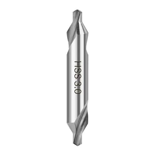1PC HSS Center Drill Bits Sprial Flute Drill Bits 60 Degree Wood Metal Bits Tools Hole Frilling Hole(3.0mm) von Hameate