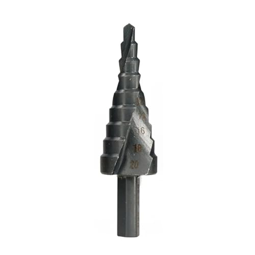 1PC HSS Die Pagode Form Loch Cutter Spirale Kobalt Beschichtet Schritt Kegel Bohrer for Holz(1pc 4-20mm) von Hameate