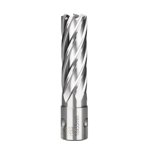 1PC HSS Metall Kern Bohrer Ring Weldon Schaft Loch Opener Hohl Bohrer for Metall Bohren Werkzeuge(18x55mm) von Hameate