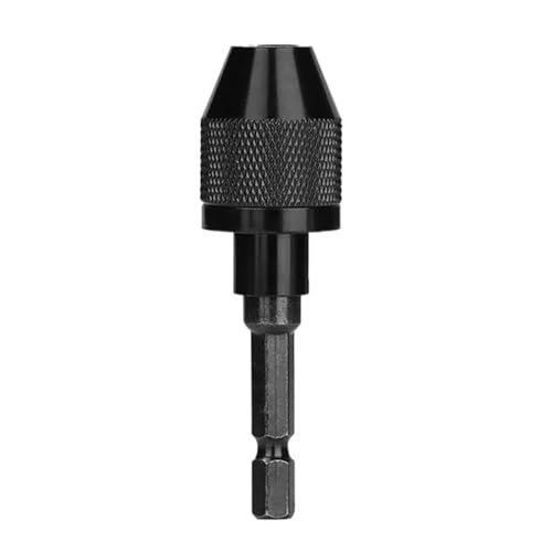 1PC Keyless Bohrfutter Hex Schaft Chuck Adapter Bohrer Bohren Konverter Werkzeug Bohrfutter Klemme(0.3-6.5mm D) von Hameate
