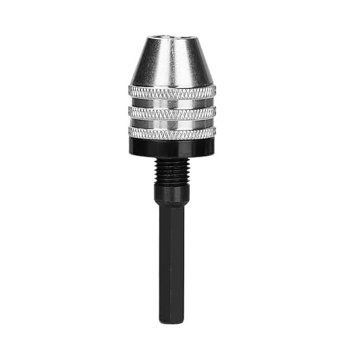1PC Keyless Bohrfutter Hex Schaft Chuck Adapter Bohrer Bohren Konverter Werkzeug Bohrfutter Klemme(0.3-6.5mm E) von Hameate