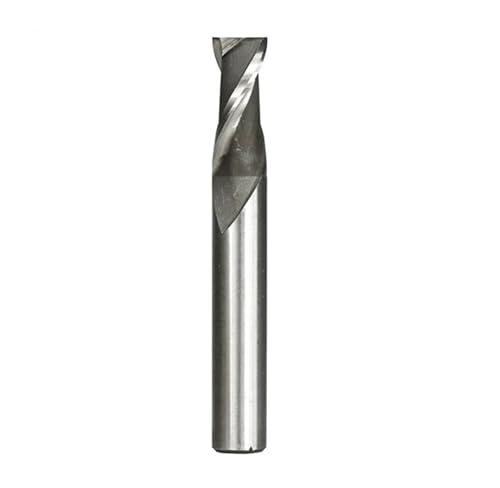 1PC Schaftfräser High Speed ​​Steel M2 Metall 2 Flöten Zylinderschaft CNC Router Bit for Holz Aluminium Stahl(10x10x22x72) von Hameate