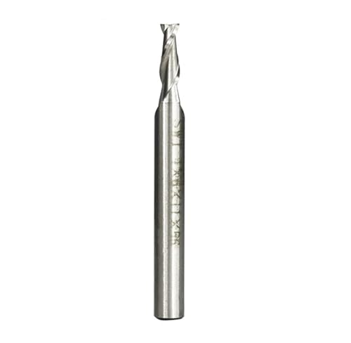 1PC Schaftfräser High Speed ​​Steel M2 Metall 2 Flöten Zylinderschaft CNC Router Bit for Holz Aluminium Stahl(4x6x11x55) von Hameate