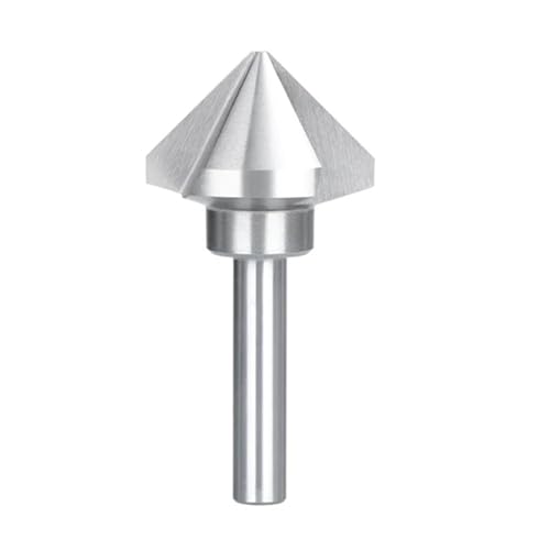 1PC Senker Bohrer 4,5-50mm High Speed ​​Stahl 3 Flöte 90 Grad Anfasen Cutter Holz Metall Loch Bohren Werkzeug(50mm) von Hameate