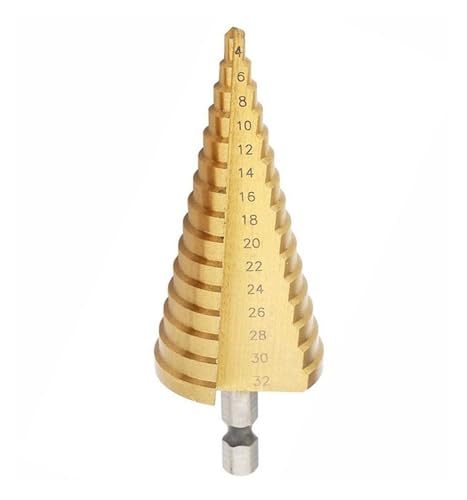 1PC Titan Beschichtet Metall Hex Core Bohrer Bits High Speed Stahl Schritt Bohrer Kegel Loch Holz Kegel 1PC Titan Beschichtet Metall Hex Core Bohrer Bits High Speed Stahl Schritt Bohrer Kegel Loch Holz Kegel von Hameate