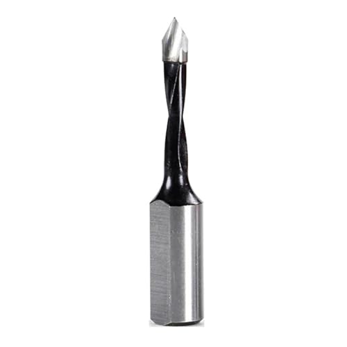 1PC Wolframkarbid-Legierung Gang Bohrer Holzbearbeitung Durchgangsloch Bohrer CNC Router Bit Beständig Lochherstellung(P00307) von Hameate