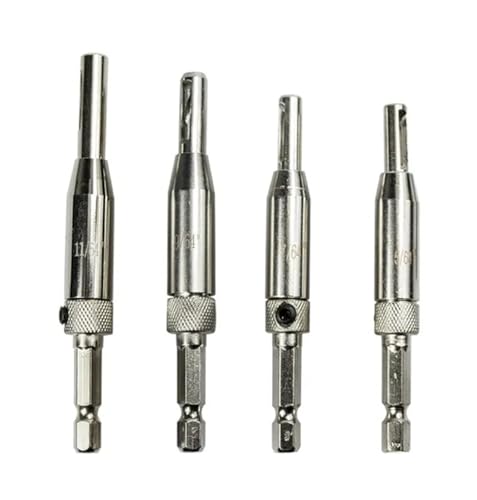 4 STÜCKE/7 STÜCKE 6mm Schaft HSS Selbstzentrierende Scharnierbohrer for Holzbearbeitungswerkzeuge Türschraubenlochsäge Zentrierbohrer(4pcs) von Hameate