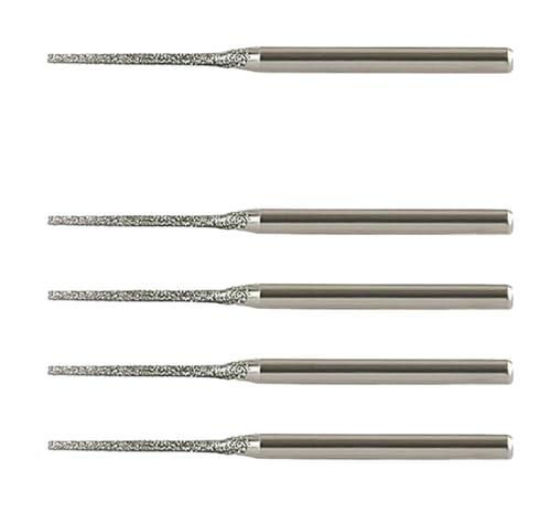 5PCS Diamant Beschichtete Bohrer Bits Glas Bohrer Bits for Bohren Glas Holzbearbeitung(5PCS 0.8mm) von Hameate