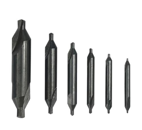 6PCS Countersink Drill Bit HSS Center Drill Bit 60 Degrees Coated Combined Center Drills For Metal 6PCS Countersink Drill Bit HSS Center Drill Bit 60 Degrees Coated Combined Center Drills For Metal von Hameate