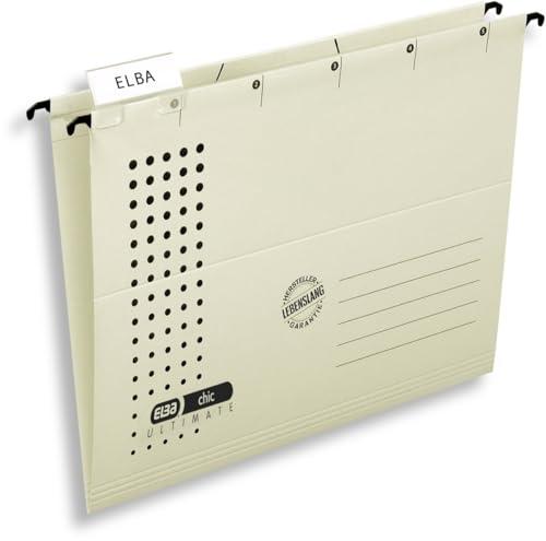 Hängemappe chic A4 230g/qm Karton chamois VE=20x5 Stück von Hamelin GmbH