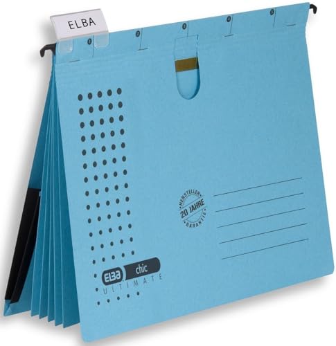 Organisationshängehefter chic Ultimate VE=5x5 Stück blau von Hamelin GmbH