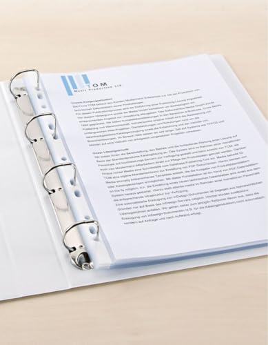 Prospekthüllen A4 PP 120my glasklar VE=20x25 Stück von Hamelin GmbH