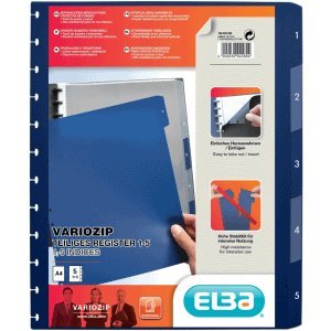 Ringmappen-Register image vario-zipp, A4 5-teilig Ringmappen-Register image vario-zipp, A4 5-teilig von Hamelin GmbH