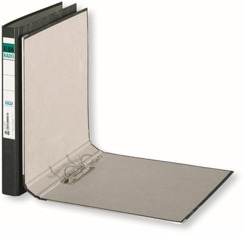 Ringordner Wolkenmarmor A4 38mm schwarz Packung mit 50 Stück von Hamelin GmbH