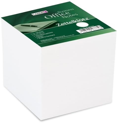 Zettelklotz 9x9x9 cm ca. 700 Blatt weiß Packung mit 24 Stück Zettelklotz 9x9x9 cm ca. 700 Blatt weiß Packung mit 24 Stück von Hamelin GmbH