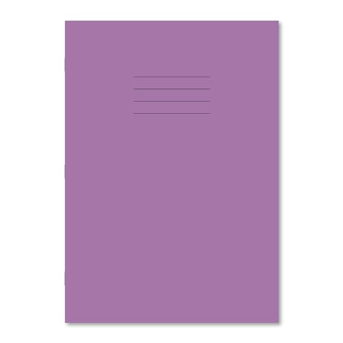 Hamelin A4 8 mm liniert und Rand 64 Seiten Heft – 50 Stück 64 violett von Hamelin