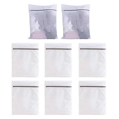 Hamiggaa Wäschebeutel aus Netzstoff, für Dessous, kleine Wäschesäcke für Socken, Unterwäsche, Bluse, 40,6 x 30,5 cm, 8 Stück von Hamiggaa