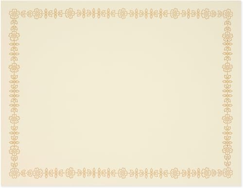 Hamilco Cremefarbenes Pergamentpapier mit erhöhtem Druckrand, 21,6 x 27,9 cm, 29,5 kg Deckkarton für Drucker, 50 Blatt Hamilco Cremefarbenes Pergamentpapier mit erhöhtem Druckrand, 21,6 x 27,9 cm, 29,5 kg Deckkarton für Drucker, 50 Blatt von Hamilco