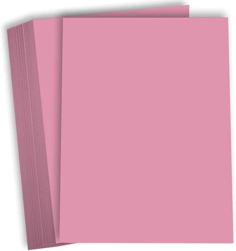 Hamilco Farbiger Karton, Scrapbook-Papier, Pergamentpapier, 30,4 kg, Einband, 21,6 x 27,9 cm, Rosa, 50 Stück Hamilco Farbiger Karton, Scrapbook-Papier, Pergamentpapier, 30,4 kg, Einband, 21,6 x 27,9 cm, Rosa, 50 Stück von Hamilco