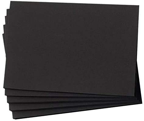 Hamilco Schwarzer Karton, dickes Papier, Blanko-Notizen, Grußkarten und Karteikarten, flach, 11,4 x 15,9 cm, A6, schwer, 36,3 kg, Scrapbook-Karte, 100 Stück Hamilco Schwarzer Karton, dickes Papier, Blanko-Notizen, Grußkarten und Karteikarten, flach, 11,4 x 15,9 cm, A6, schwer, 36,3 kg, Scrapbook-Karte, 100 Stück von Hamilco