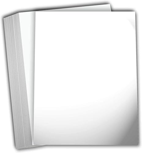 Hamilco Weißes, glänzendes Kartonpapier, 30,5 x 45,7 cm, 45,4 kg, 25 Stück von Hamilco