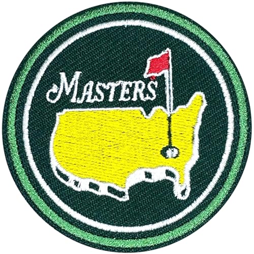 Masters Aufnäher zum Aufbügeln, Golf-Flicken, zum Aufbügeln auf Parches de Golf, Masters, Caddy-Kostüm, bestickter Aufnäher auf der Rückseite für Stickereien, Hüte, Rucksäcke, Taschen Masters Aufnäher zum Aufbügeln, Golf-Flicken, zum Aufbügeln auf Parches de Golf, Masters, Caddy-Kostüm, bestickter Aufnäher auf der Rückseite für Stickereien, Hüte, Rucksäcke, Taschen von Hamowtux