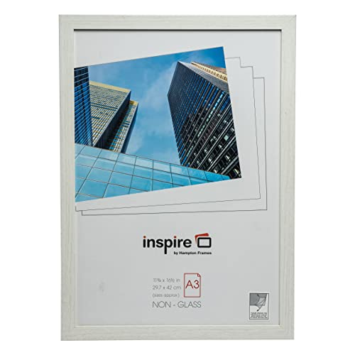 Hampton Frames | Bilderrahmen Bergen BERA3NG | A3 30x42 cm, Weiß, MDF-Holz, Plexiglas | Wandmontage, Hoch- & Querformat, Halteklammern | Für Poster und Dokumente Hampton Frames | Bilderrahmen Bergen BERA3NG | A3 30x42 cm, Weiß, MDF-Holz, Plexiglas | Wandmontage, Hoch- & Querformat, Halteklammern | Für Poster und Dokumente von Hampton Frames