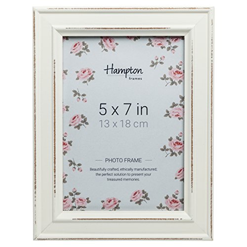 Hampton Frames Bilderrahmen Paloma | 13x18 cm, Weiß, Holz, 30 mm Breite | Glasfront, Wand- und Tischaufstellung, Quer- & Hochformat | Fotorahmen für Zuhause Hampton Frames Bilderrahmen Paloma | 13x18 cm, Weiß, Holz, 30 mm Breite | Glasfront, Wand- und Tischaufstellung, Quer- & Hochformat | Fotorahmen für Zuhause von Hampton Frames