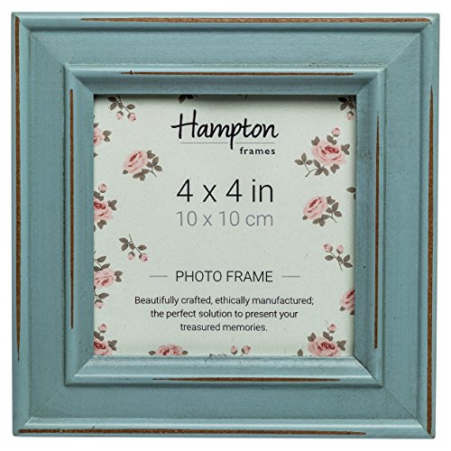 Hampton Frames Paloma Bilderrahmen, Holz, Hellblau, 14,5 x 14,5 x 2,5 cm von Hampton Frames