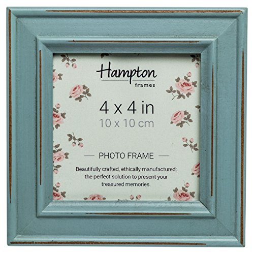 Hampton Frames Paloma Bilderrahmen, Holz, Hellblau, 14,5 x 14,5 x 2,5 cm von Hampton Frames