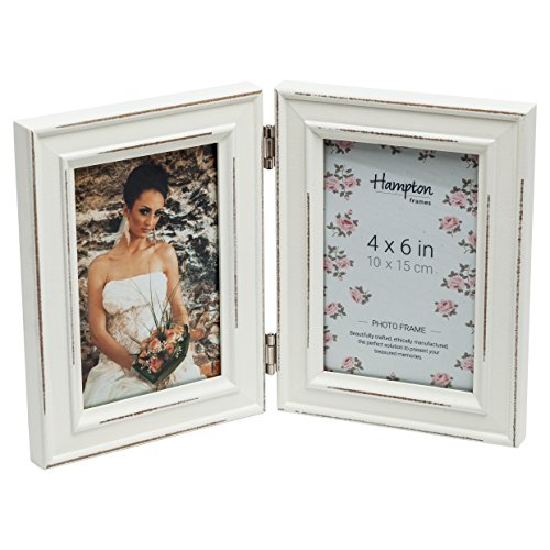 Hampton Frames Paloma Bilderrahmen, Shabby-Chic, holz, weiß, Double 2-4x6 Hampton Frames Paloma Bilderrahmen, Shabby-Chic, holz, weiß, Double 2-4x6 von Hampton Frames