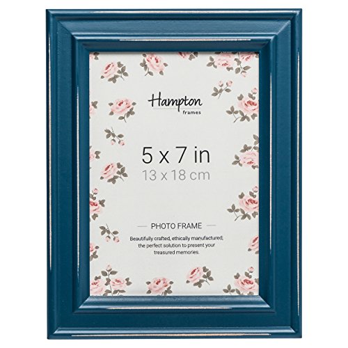 Hampton Frames Paloma PAL301957TL Bilderrahmen, Holz, Shabby Chic, 13 x 18 cm, Blaugrün von Hampton Frames