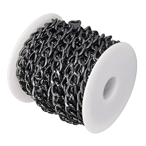 Hamwesh Aluminium -Bordsteinkettenkettenglieder für Halskettenschmuck, 5 M 6,5 Mm Breite Verdrehte Kreuz Halskette Finden Ketten in Schüttung für DIY Bastelkettenkette Outfit Juwely Making Supplies Hamwesh Aluminium -Bordsteinkettenkettenglieder für Halskettenschmuck, 5 M 6,5 Mm Breite Verdrehte Kreuz Halskette Finden Ketten in Schüttung für DIY Bastelkettenkette Outfit Juwely Making Supplies von Hamwesh