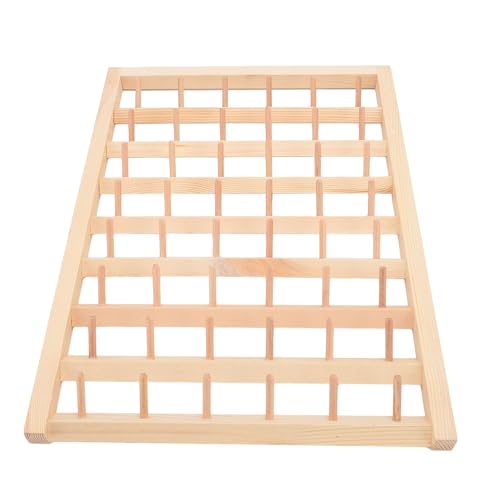 Hamwesh Holzfadenregal, 48 Spulen Wandmontaged Fadenhalter Organizer mit Hängenden Haken Zum Nähen und Stickfäden Hamwesh Holzfadenregal, 48 Spulen Wandmontaged Fadenhalter Organizer mit Hängenden Haken Zum Nähen und Stickfäden von Hamwesh