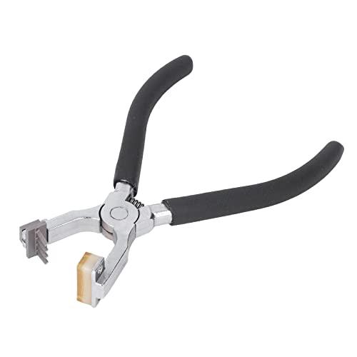 Hamwesh Leder -Loch -Loch Set, Stiller Rhombus Edelstahl Doppelhebel Punch Werkzeug mit Bequemem Griff für Gurte Träger Satteln Schuhe Stoff von Hamwesh