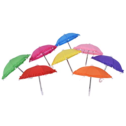Hamwesh Süße Puppenschirme 8 PCs Bunte Miniaturschirme mit Unterschiedlichen Farben für 18 -Zoll -Puppendekoration Fotografie Requisiten Hamwesh Süße Puppenschirme 8 PCs Bunte Miniaturschirme mit Unterschiedlichen Farben für 18 -Zoll -Puppendekoration Fotografie Requisiten von Hamwesh