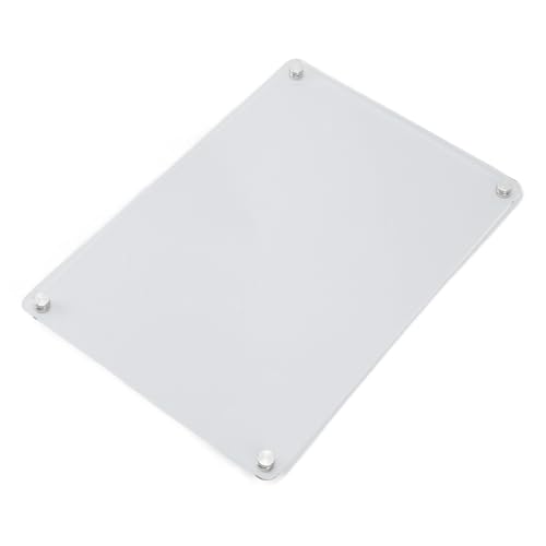 Hamwesh Trockener Lösche, Klarer Magnetischer Acrylkalender 13x9.05in Wiederverwendbares Dauerhafter Schreibnachrichten Notizblock mit Stifthalter für Kühlschrank Haus (Leeres Brett) von Hamwesh