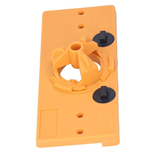 Hamwesh Versteckte Scharnierschnee, 35 -mm -Scharnierloch Sägen Jig Bohrhandbuchschneider Bit mit Fester Stange und Locator für die Installation von Schranktüren (YELLOW) von Hamwesh