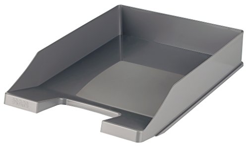 HAN Briefablage KLASSIK, 10 STÜCK Schreibtisch Organizer, Bürobedarf, Ablagefächer, Büromaterial, Briefkorb, Dokumentenablage, bis Format A4/C4, 1027-X-191, dunkelgrau von HAN