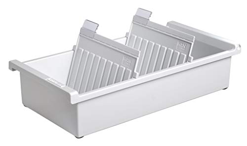 HAN Karteitrog DIN A6 quer, modernes Design für 1.300 Karteikarten, inklusive 2 Stützplatten mit Sichtreitern, 956-0-11, lichtgrau HAN Karteitrog DIN A6 quer, modernes Design für 1.300 Karteikarten, inklusive 2 Stützplatten mit Sichtreitern, 956-0-11, lichtgrau von HAN