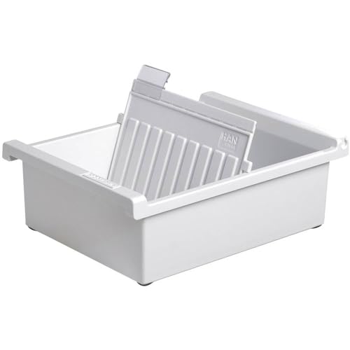 HAN Karteitrog DIN A6 quer innovatives, attraktives Design für 800 Karteikarten, inklusive 1 Stützplatte mit Sichtreiter, 966-0-11, lichtgrau HAN Karteitrog DIN A6 quer innovatives, attraktives Design für 800 Karteikarten, inklusive 1 Stützplatte mit Sichtreiter, 966-0-11, lichtgrau von HAN