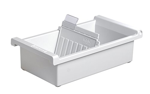 HAN Karteitrog DIN A7 quer, innovatives modernes Design für 800 Karten, inklusive 1 Stützplatte mit Sichtreiter, 967-0-11, Lichtgrau HAN Karteitrog DIN A7 quer, innovatives modernes Design für 800 Karten, inklusive 1 Stützplatte mit Sichtreiter, 967-0-11, Lichtgrau von HAN