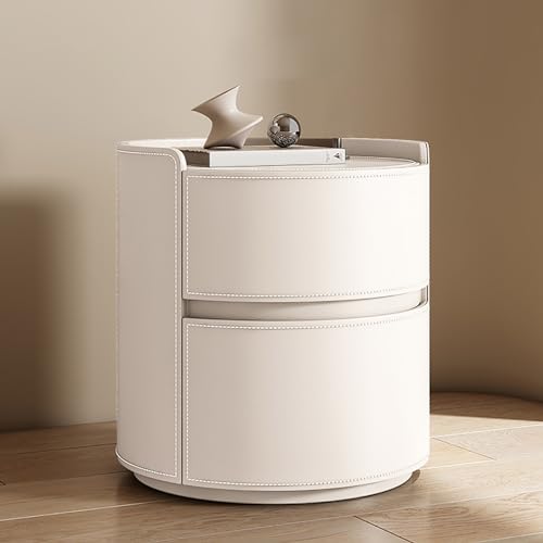 Moderner minimalistischer Nachttisch aus Massivholz für das Schlafzimmer, weißer Nachttisch, runder Tisch mit Schubladen, Schrank, Kommode aus Holz, Mini-Klein (C Moderner minimalistischer Nachttisch aus Massivholz für das Schlafzimmer, weißer Nachttisch, runder Tisch mit Schubladen, Schrank, Kommode aus Holz, Mini-Klein (C von HanDpi