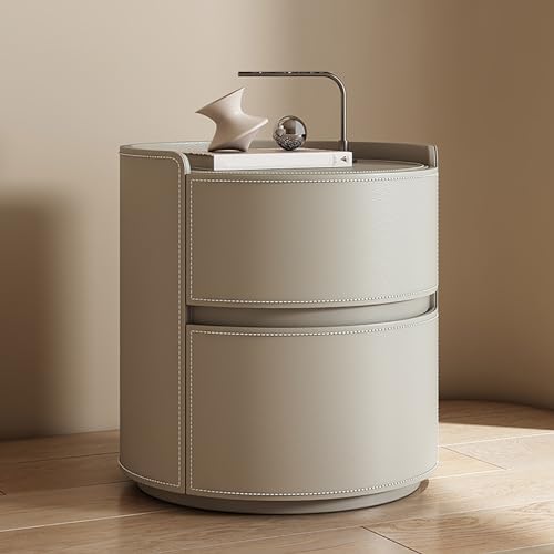 Moderner minimalistischer Nachttisch aus Massivholz für das Schlafzimmer, weißer Nachttisch, runder Tisch mit Schubladen, Schrank, Kommode aus Holz, Mini-Klein (C Moderner minimalistischer Nachttisch aus Massivholz für das Schlafzimmer, weißer Nachttisch, runder Tisch mit Schubladen, Schrank, Kommode aus Holz, Mini-Klein (C von HanDpi