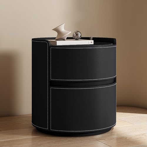Moderner minimalistischer Nachttisch aus Massivholz für das Schlafzimmer, weißer Nachttisch, runder Tisch mit Schubladen, Schrank, Kommode aus Holz, Mini-Klein (C Moderner minimalistischer Nachttisch aus Massivholz für das Schlafzimmer, weißer Nachttisch, runder Tisch mit Schubladen, Schrank, Kommode aus Holz, Mini-Klein (C von HanDpi