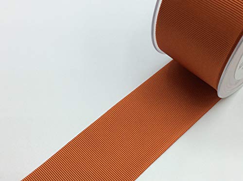 Ripsband uni | 40 mm breit | viele Farben | Meterware (copper 160) von Hanabi