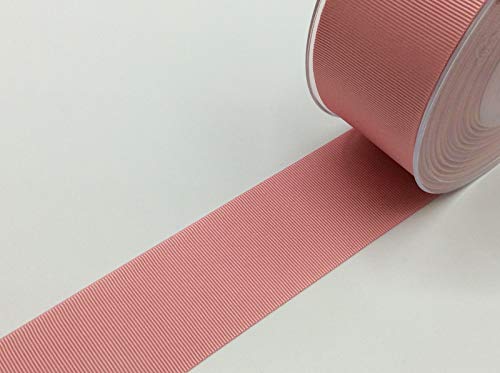 Ripsband uni | 40 mm breit | viele Farben | Meterware (bois de rose 257) von Hanabi