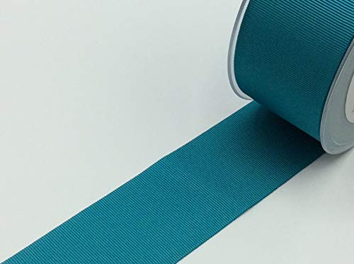 Ripsband uni | 40 mm breit | viele Farben | Meterware (saphire 754) von Hanabi
